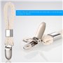4 Pièces Pince à Serviette,Accroche Torchon en Acier Inoxidable avec Corde,Crochet Torchon Cuisine,Pince Torchons de Cuisine,Acc