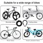 2 Pcs Clé à Rayons 8 Voies de Vélo,Outil pour Réglage Réparation de Roues de Vélo,6 Tailles Calibre 10-15,Bicycle Spoke Wrench p