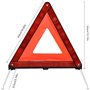 trépied d'avertissement réfléchissant pliable