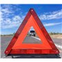 Triangle de signalisation pour voiture, trépied d'avertissement réfléchissant pliable, adapté pour l'assistance routière, les ac