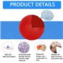 3 Pièces Silicone poignée balle, Anti-Stress Balle, Balle Reeducation Main, Personnes âgées Réadaptation Balles de Résistance Ba