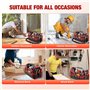 Hatriel Sac à Outils Professionnel, Sacoche Outils Grand, Caisse à Outil Vide Étanche, Sac à Outils avec Bandoulière Réglable et