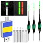NAVESO Lot de 3 Flotteurs Peche LED