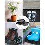 Bac à Chaussures, Lot de 3 bacs d'égouttement à chaussures, Égouttoir Chaussures, Bac à Chaussures Plastique Porte Chaussures Av