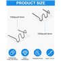 2000 PCS Soudure Plastique Agrafe, Agrafes de Soudage de Voiture 0.8mm / 0.6mm Baguettes de Soudage Agrafe pour Réparation de Pa