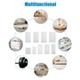 382 Pcs Butées de Protection en Caoutchouc, Tampon Caoutchouc, Patin Silicone Transparent, Transparente Pieds Adhésifs, Patin An