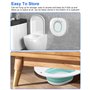 Bidet pour WC, Bains de siège pour toilettes, Bassin de bain Sitz portable, Bain de Siège pour les Hemorroide, Bain de Siège Pli