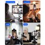 Lumière Téléphone pour Selfie LED avec Clip, 80 LED Lampe à Selfie Portable, Batterie Rechargeable de 2000mAh, CRI95+, 3 Modes d