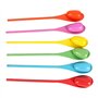 Xrten 12 pcs Jeu de Course de Relais œuf et Cuillère pour Les Fêtes Anniversaires Sorties en Famille (Couleur Assortie)
