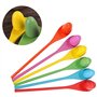 Xrten 12 pcs Jeu de Course de Relais œuf et Cuillère pour Les Fêtes Anniversaires Sorties en Famille (Couleur Assortie)