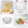 Xrten Panier à Frire, Panier a Salade Tamis Cuisine Inoxydable Fry Extensible Chef Panier Cuisine