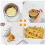 Xrten Panier à Frire, Panier a Salade Tamis Cuisine Inoxydable Fry Extensible Chef Panier Cuisine