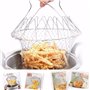 Xrten Panier à Frire, Panier a Salade Tamis Cuisine Inoxydable Fry Extensible Chef Panier Cuisine