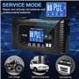 Chargeur de Batterie Intelligent 12V/24V 20A,Chargeur Rapide et Mainteneur pour Voiture Moto Camion avec Fonction de Réparation,