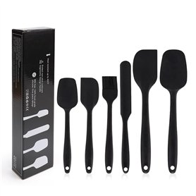 Lot de 6 spatules en silicone haute résistance à la chaleur