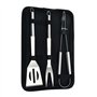 Lot de 3 ustensiles de barbecue en acier inoxydable de qualité supérieure avec étui de transport
