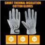Peppy Gants de travail en cuir pour hommes et femmes - Gants de soudure résistants à la chaleur pour le jardinage, la constructi