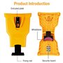 Affûteur portable pour tronçonneuse - Affûtage rapide des chaînes de tronçonneuse (35,5 à 50,6 cm) avec 5 pierres à aiguiser - A