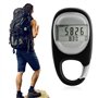 Podomètre 3D avec clip et cordon, podomètre numérique portable pour la marche, la course et les sports de plein air, suivi préci