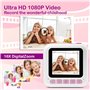 Etpark Appareil Photo Instantané, Appareil Photo Enfant Cadeau pour Filles de 4-12 Ans avec Papier d'impression & Carte 32G, Cam