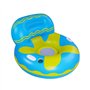 Queta Flottant Lit Flottant Gonflable en PVC pour Piscine Hamac à Eau Flottant Matelas Lit Gonflable avec Un Joli Porte-gobelet,
