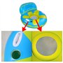 Queta Flottant Lit Flottant Gonflable en PVC pour Piscine Hamac à Eau Flottant Matelas Lit Gonflable avec Un Joli Porte-gobelet,