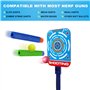 Cible de Tir pour Nerf avec Pistolet Jouet, Cible Electrique Automatique avec 20 Flechette Jeux Enfant Garçon Fille 3 4 5 6 7 8 