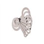 Alnicov Acier inoxydable Saxophone Instrument à vent en cuir Pads Outils de réparation pour Pad Iron Pack de 8 Argent