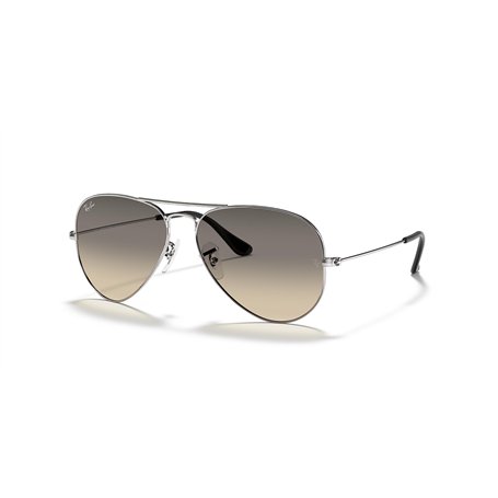 Ray-Ban Lunettes de Soleil AVIATOR LARGE METAL RB 3025 Silver/Light Grey Shaded 58/14/135 unisexe