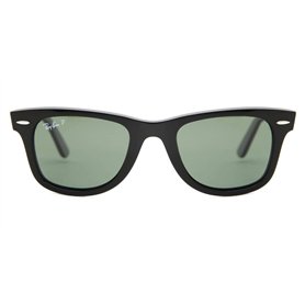 Ray-Ban 2140 Wayfarer - Lunettes de Soleil Polarisantes - Noir Brillant