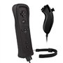 CaaWoo Manette de Wii et Wii U de Jeux Motion Plus Accélérateur de Jeux Télécommande Elégents pour Multijoueurs avec Housse de P