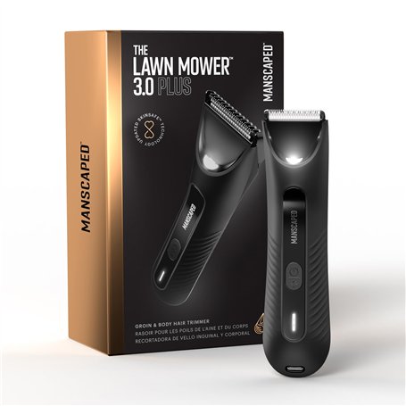 Tondeuse à poils d'aine et de corps MANSCAPED® The Lawn Mower® 3.0 PLUS – Lame de coupe SkinSafe® mise à jour