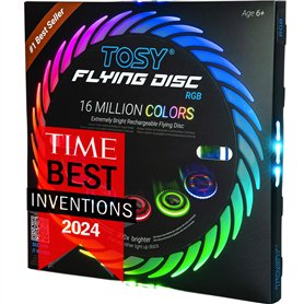 TOSY Disque Volant 16 Millions de Couleurs RVB ou 36 LED