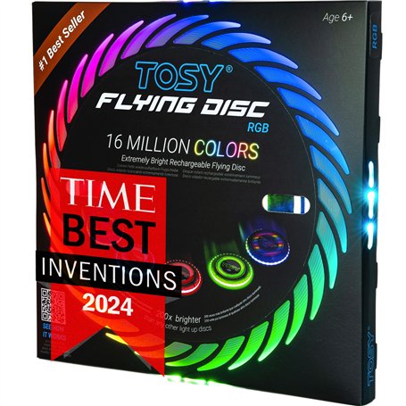 TOSY Disque Volant 16 Millions de Couleurs RVB ou 36 LED