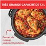 Instant Mijoteuse Supérieur Electrique Programmable (Familial), Couvercle en Verre, Cuisson Lente, Maintien au Chaud, Rissoler, 