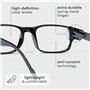 Gaoye Lot de 5 lunettes de lecture bloquant la lumière bleue, lecteurs à charnière à ressort pour femmes et hommes, filtre anti-