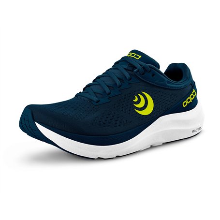 Topo Athletic Hommes Phantom 3 Chaussure De Running sans Stabilisateurs Chaussures De Running Navy/Lime - Bleu Foncé