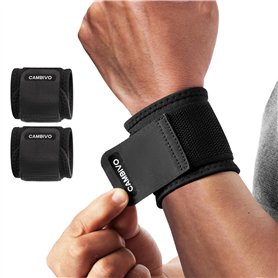 CAMBIVO Bande Poignet Musculation 2 Pièces