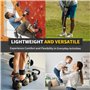 CAMBIVO Bande Poignet Musculation 2 Pièces, Protege Poignet Réglables, Sangle Poignet Musculation Respirante, Wrist Wraps pour S