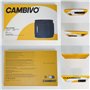 CAMBIVO Bande Poignet Musculation 2 Pièces, Protege Poignet Réglables, Sangle Poignet Musculation Respirante, Wrist Wraps pour S