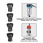 Genmitsu Lot de 4 pinces de serrage pour défonceuse, 1/8″ à 5/16″ pour défonceuse, machine CNC et pilote