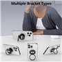 GlasFlength Popsocket Anneau Téléphone Portable de Support, Pop Socket Bague Telephone Portable avec Base Extensible et Poignée 