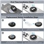 GlasFlength Popsocket Anneau Téléphone Portable de Support, Pop Socket Bague Telephone Portable avec Base Extensible et Poignée 