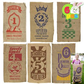 JOYIN 6 pc Sacs en Toile de Jute