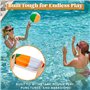 JOYIN Balles de Plage Arc-en-Ciel (12 pièces), 30 cm Jouets de Piscine gonflables pour Jeux d'eau d'été Kids Birthday Party Supp