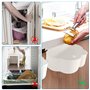 Lot de 4 bacs à déchets suspendus pour porte d'armoire de cuisine, organisateur de table à langer, bac de récupération des déche