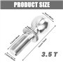 Boule d'attelage 50 mm - Boule d'attelage pour tracteur - Boule d'attelage pour rail d'attelage - Boulon à tête sphérique pour b