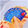 Zimpli Kids 9 x Bombe de bain Système solaire, 9 x Cartes d'information sur les planètes, Bombe de bain Planète éducative pour l
