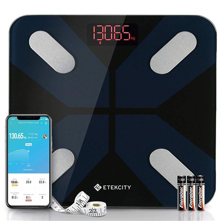 Etekcity Pèse-personne Bluetooth numérique intelligent avec application intelligente pour poids corporel