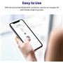 Etekcity Pèse-personne Bluetooth numérique intelligent avec application intelligente pour poids corporel, graisse, IMC, masse mu